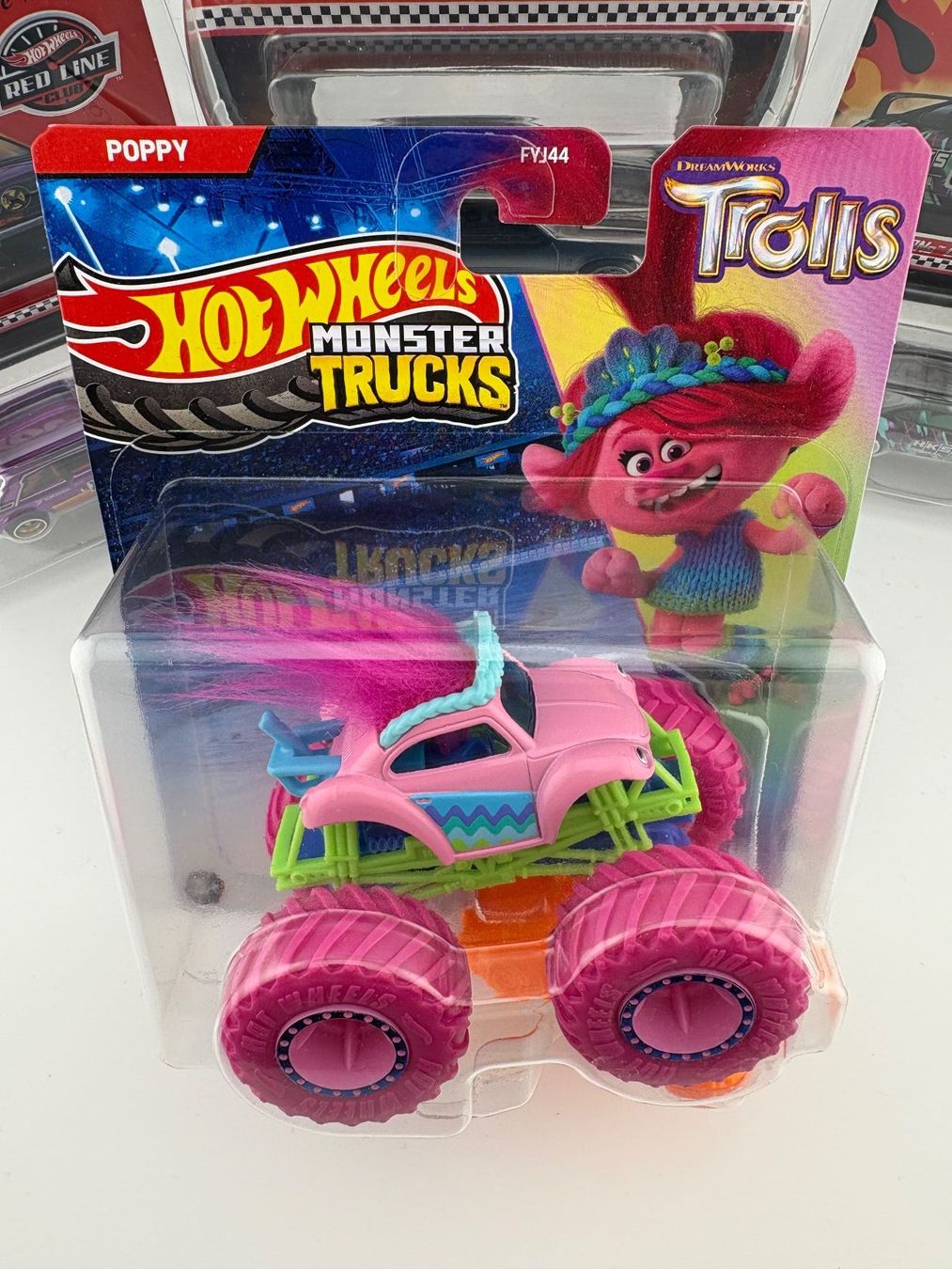 Hot Wheels Modellini d'auto: Hot Wheels Monster Trucks Trolls Poppy – Nuovo e nell'imballaggio originale da Flawil venduto da HeisseReifen 1