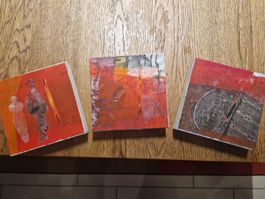 3 Kunstbilder von Marlys Rohr, sehr guter Zus...