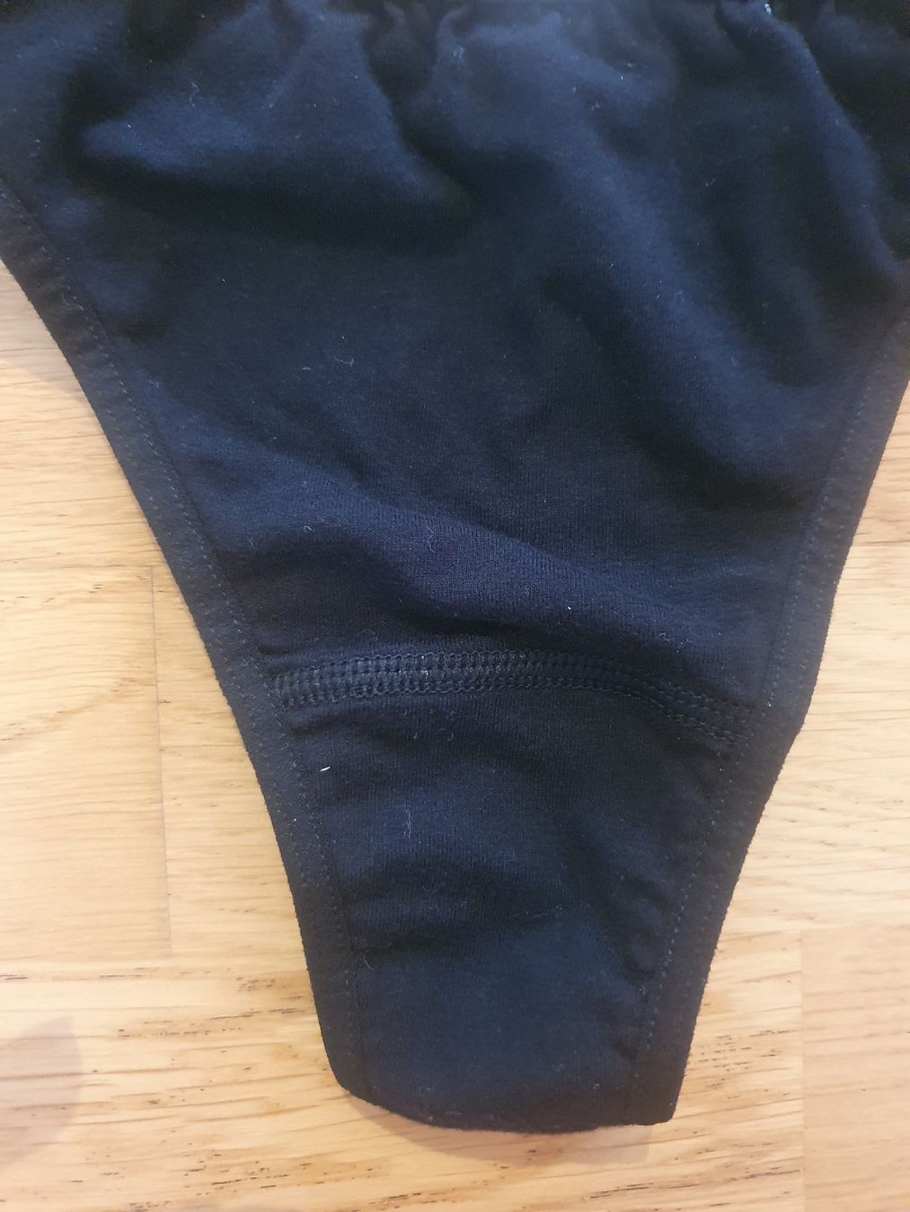 Naturaline Altra biancheria intima: Schwarzer Baumwoll-String Tanga von Naturaline, Gr. S – Usato da Moosseedorf venduto da Sonnenschein.. 4