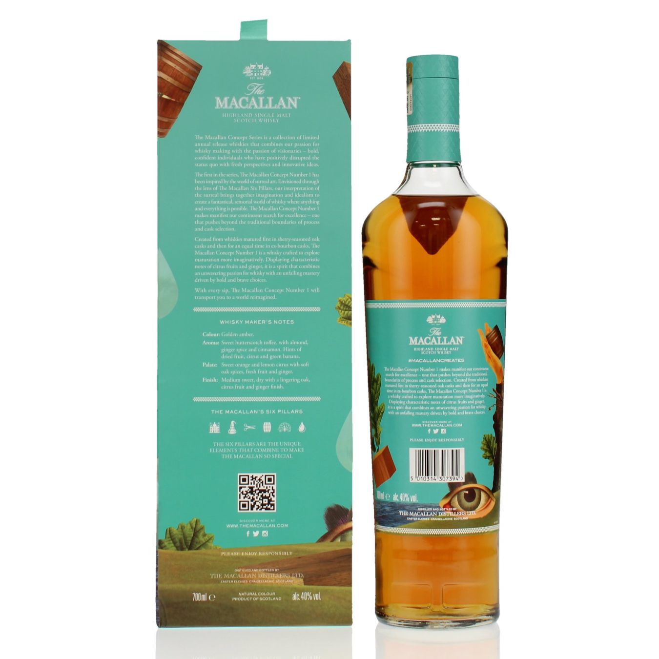 Macallan Bevande alcoliche: Macallan Concept No.1 - Art – Nuovo e nell'imballaggio originale da Bouveret venduto da Exclusive_Spirits 1