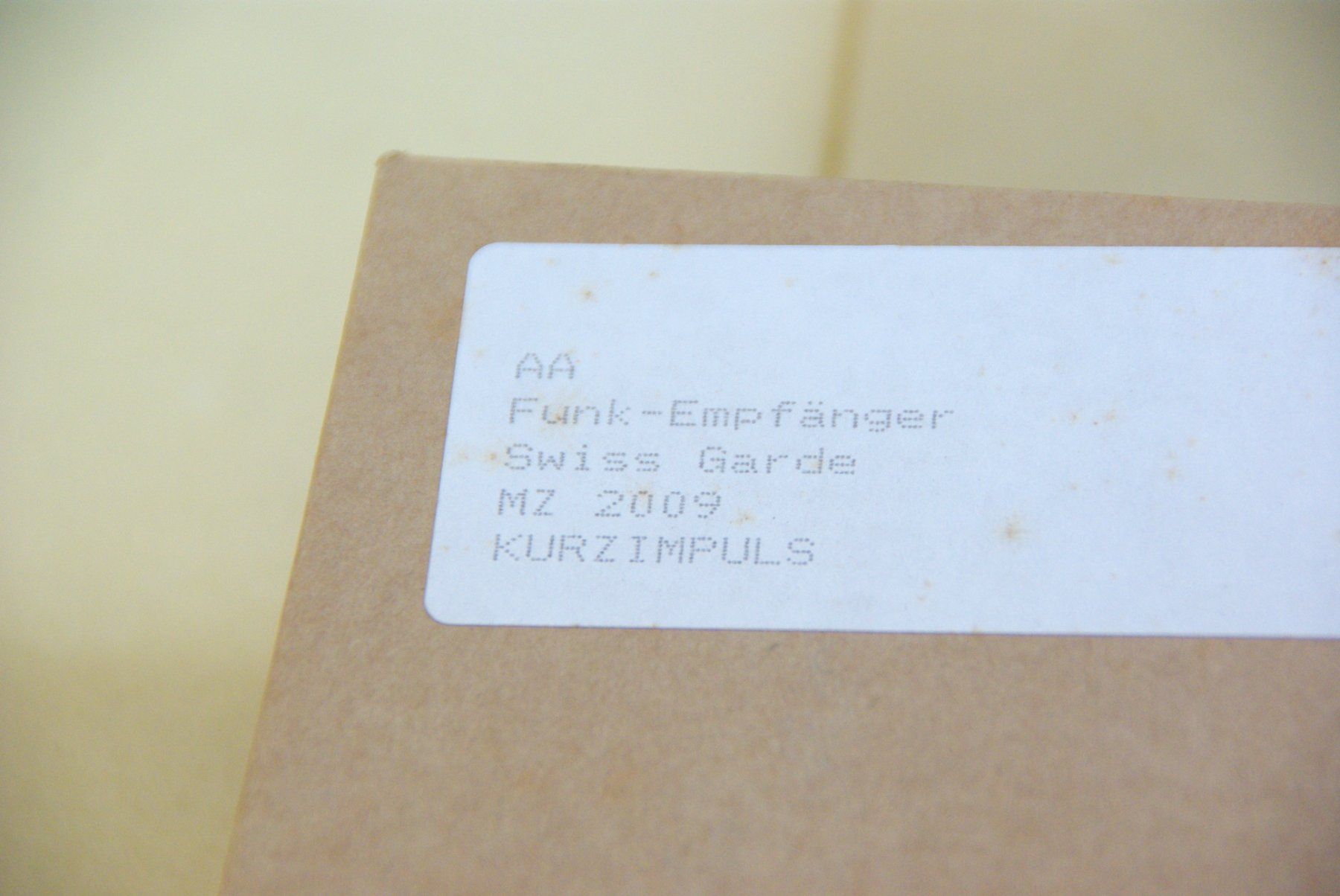 Interruttori: Funk-Empfänger in Abzweigdose, MZ 2009 – Nuovo e nell'imballaggio originale da Herisau venduto da Cevianer1844 2