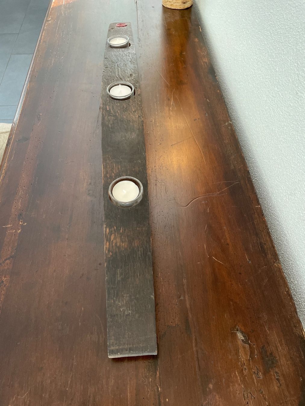 Portacandele: Teelicht Lichtbogen aus Weindohle – Usato da Brunnen venduto da Holz-style 1