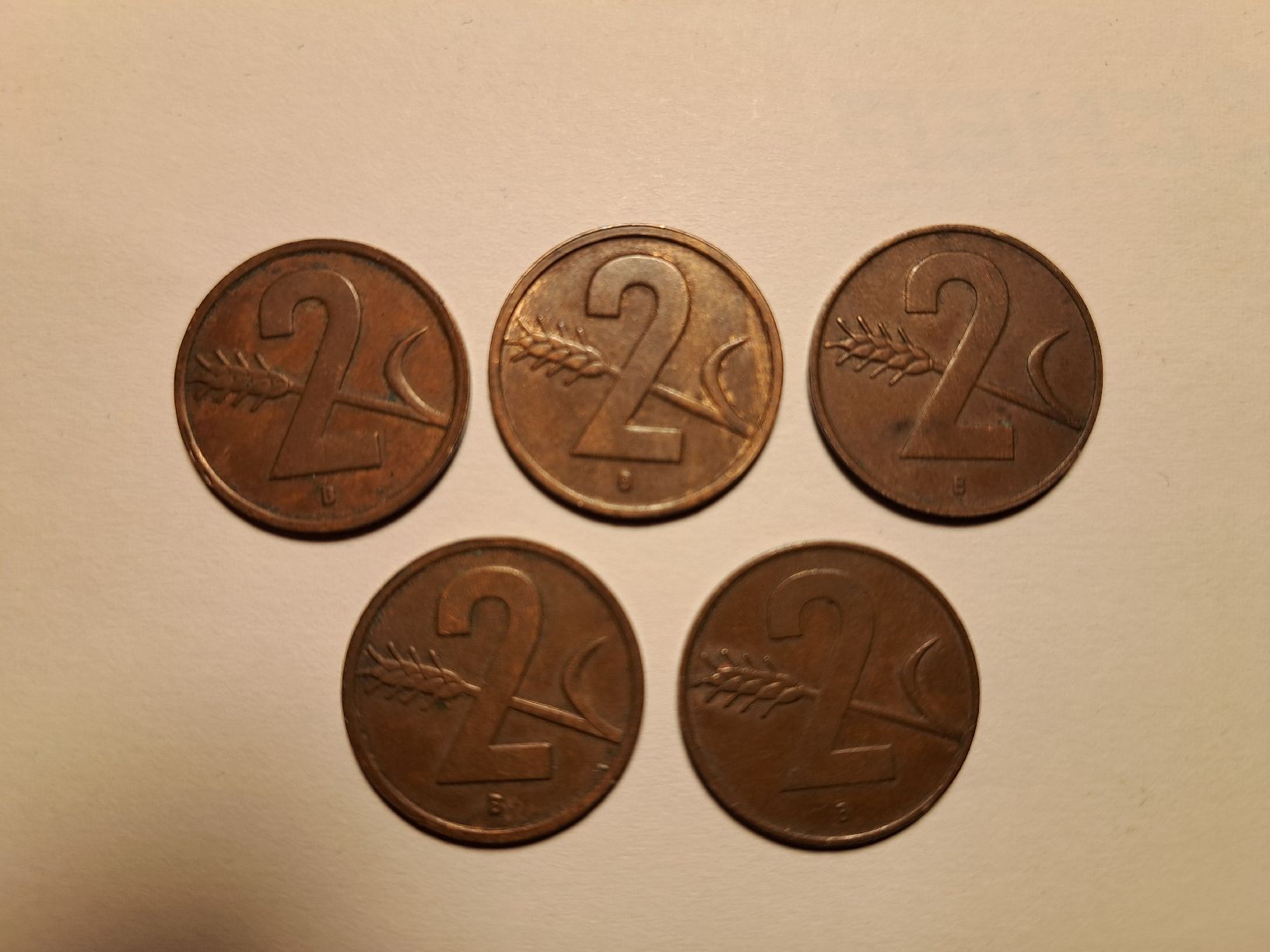 Tutti le monete: 2 centimes Suisse / lot de 5 pièces – Usato da St-Imier venduto da supernova21 1