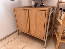 Lavabo-/ Waschbeckenunterschrank Eiche Optik guter Zustand