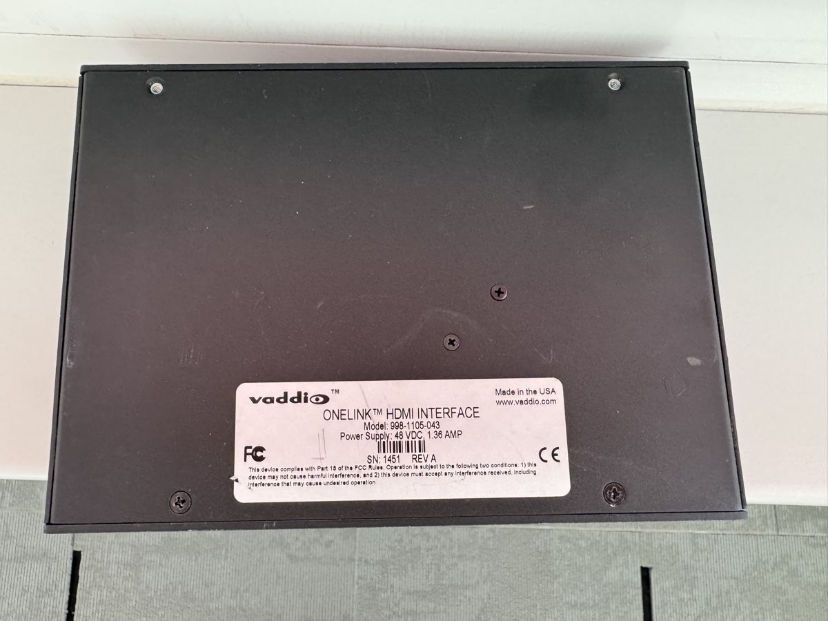 Adaptateurs: Vaddio OneLink HDMI Interface – D'occasion à Urdorf par Studerpa 2