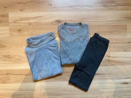 Unterwäscheset Thermohose, Thermoleibchen, Rollkragen Gr.140