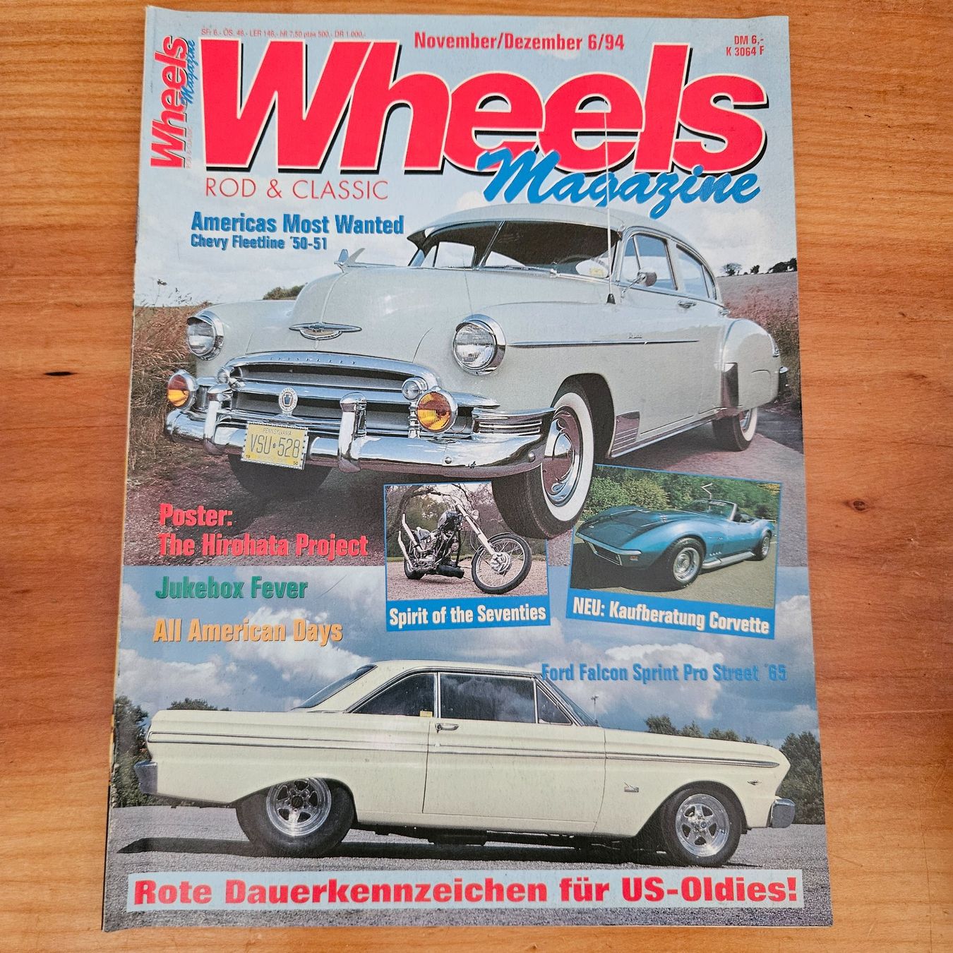 Riviste & Magazine: 5 Stück Wheels Magazine Rod & Classic1994 – Usato da St.Gallenkappel venduto da RocknSkull