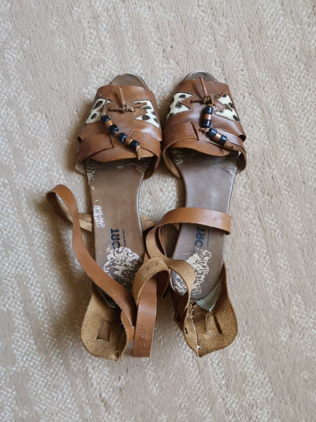 Scarpe da donna: Indianer Sandalette Gr. 38 – Usato da Dornach venduto da Hei50