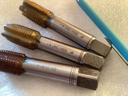 UNC 1“- 8 Hand Gewindebohrer Satz, unbenutzt von ESO Swiss