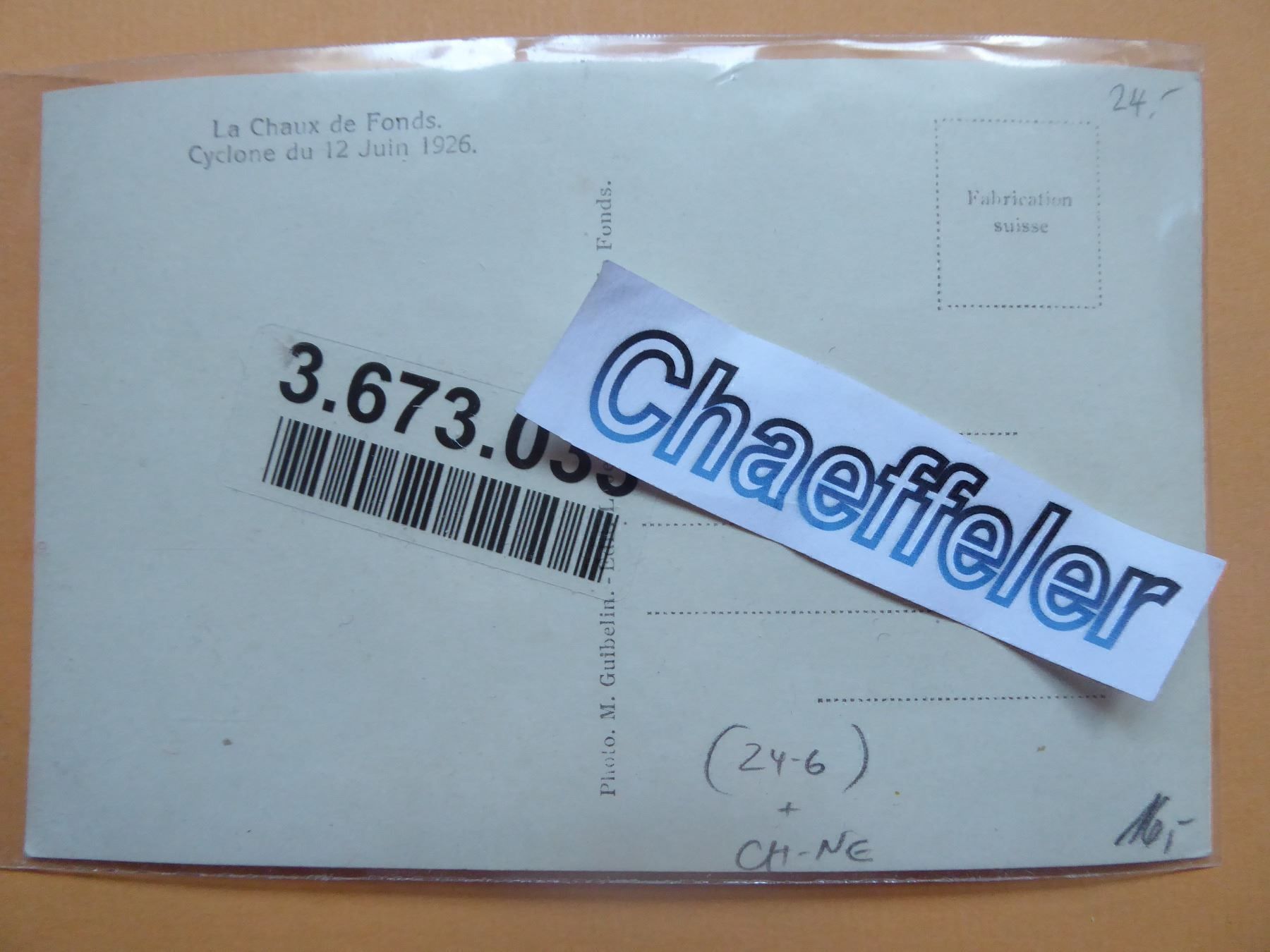 Cartoline postali: La Chaux de Fonds – Nuovo (secondo la descrizione) da Zürich venduto da Chaeffeler 1
