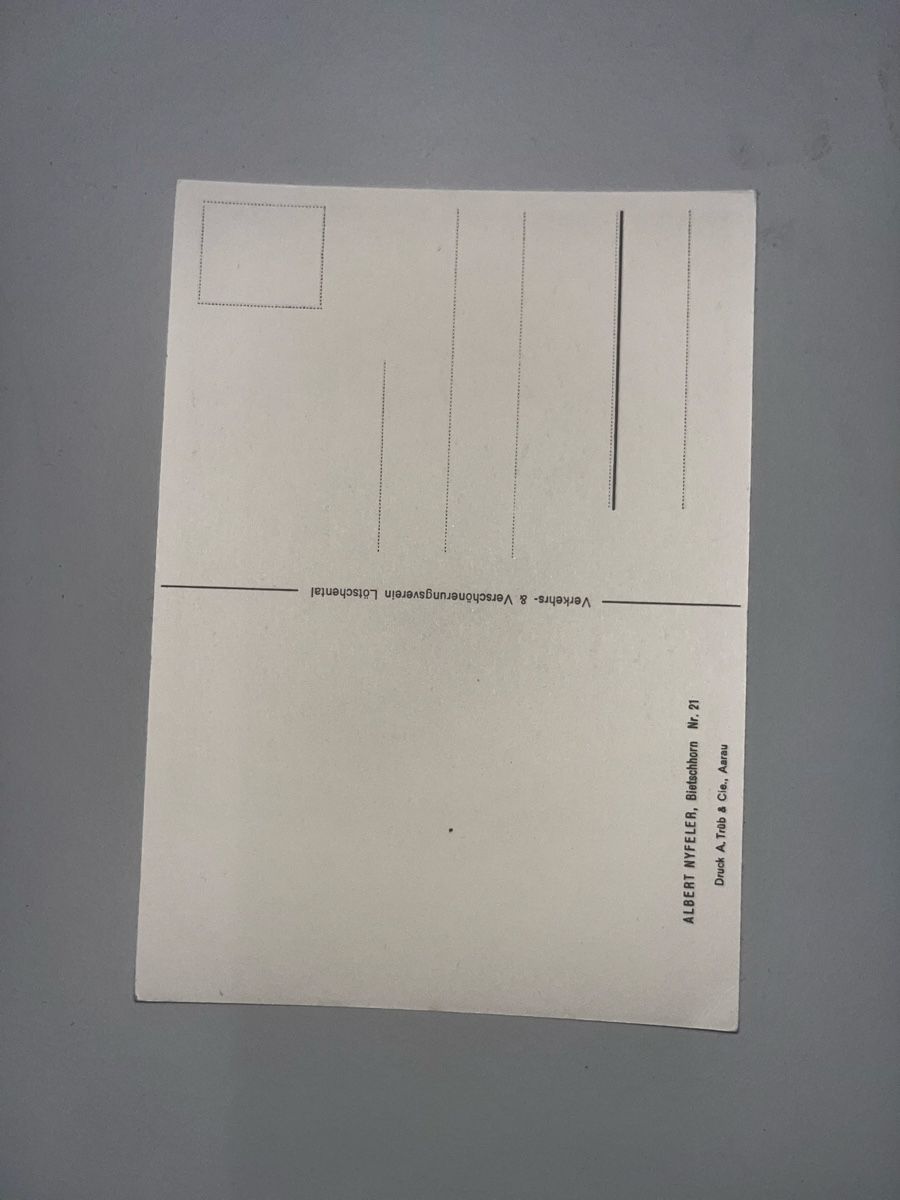 Cartes postales: Ansichtskarte Bergbild Lotschenthal A. Nyfeler – D'occasion à Muttenz par Totkel 1