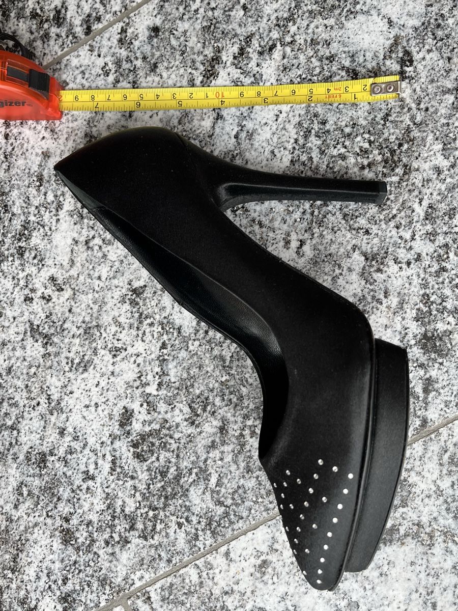 Navyboot Damenschuhe: Schwarze High Heels, Navy Boot – Gebraucht aus Chur von Moca17 4