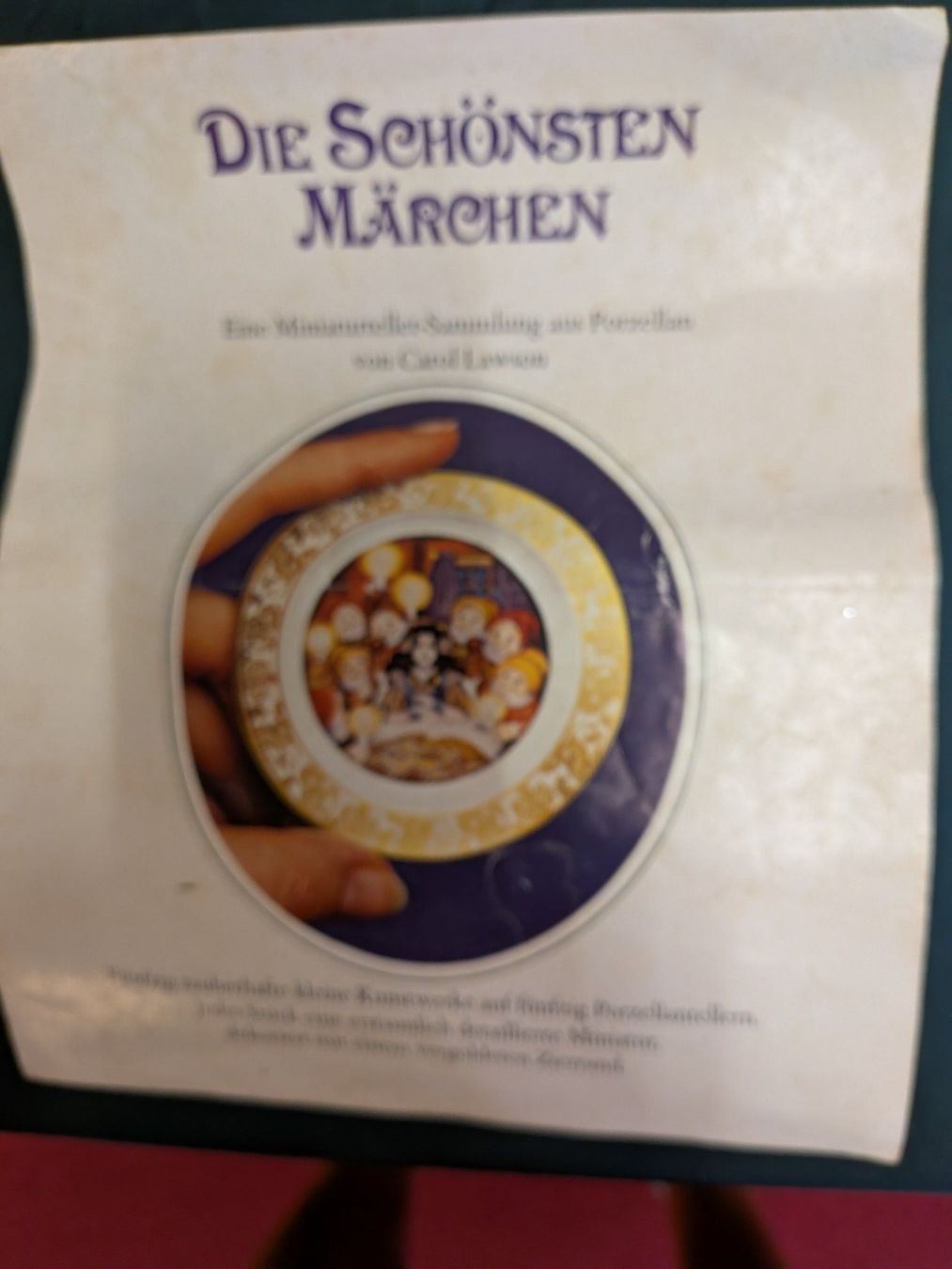 Assiettes: Miniaturteller "Die schönsten Märchen" – D'occasion à Schönenwerd par kybi 4