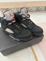 🔥 Nike Air Jordan 5 Retro OG Black Metallic – EU 44