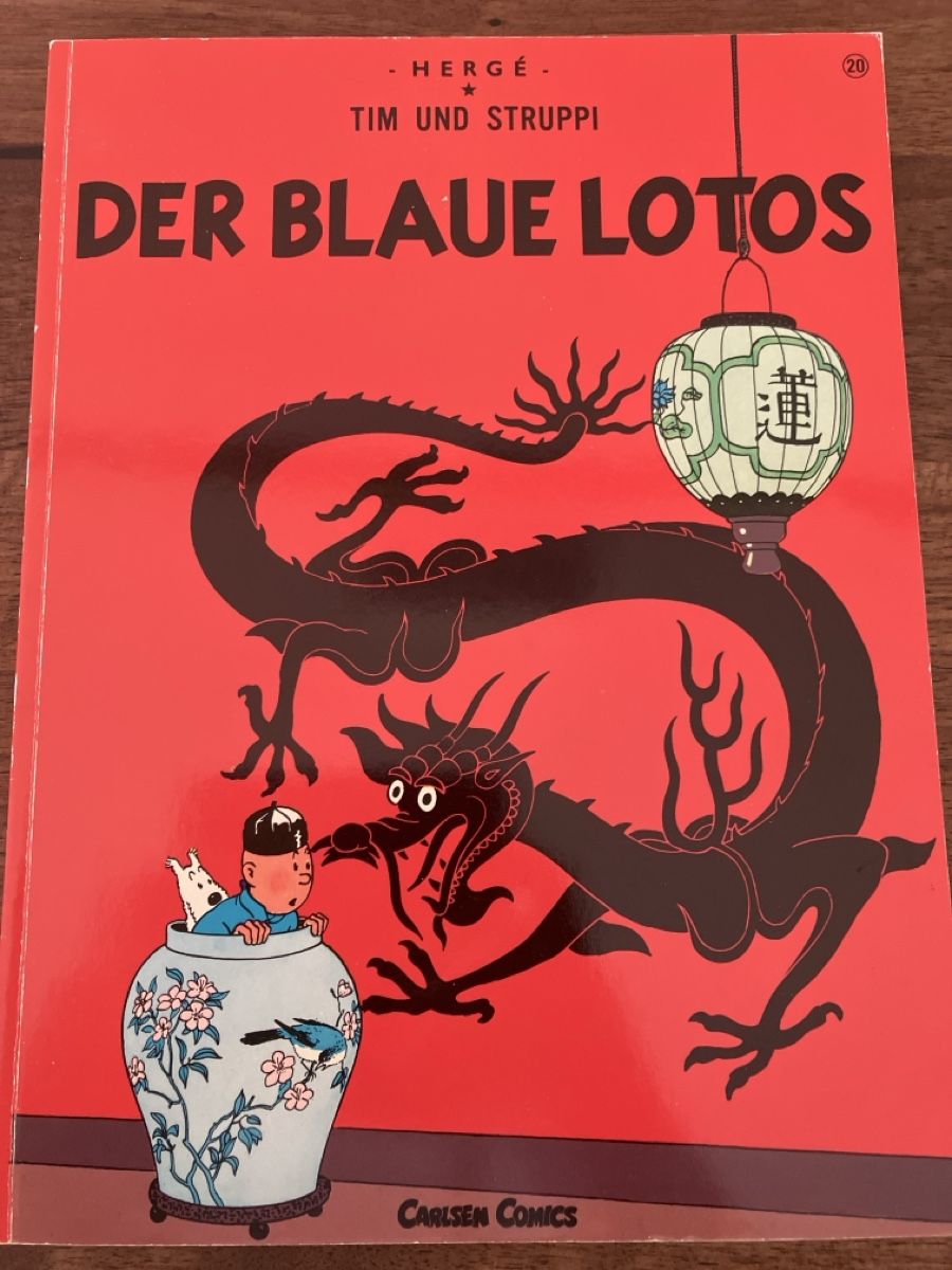 Fumetti: Tim und Struppi - Der blaue Lotos – Usato da Aarau venduto da Trinity730