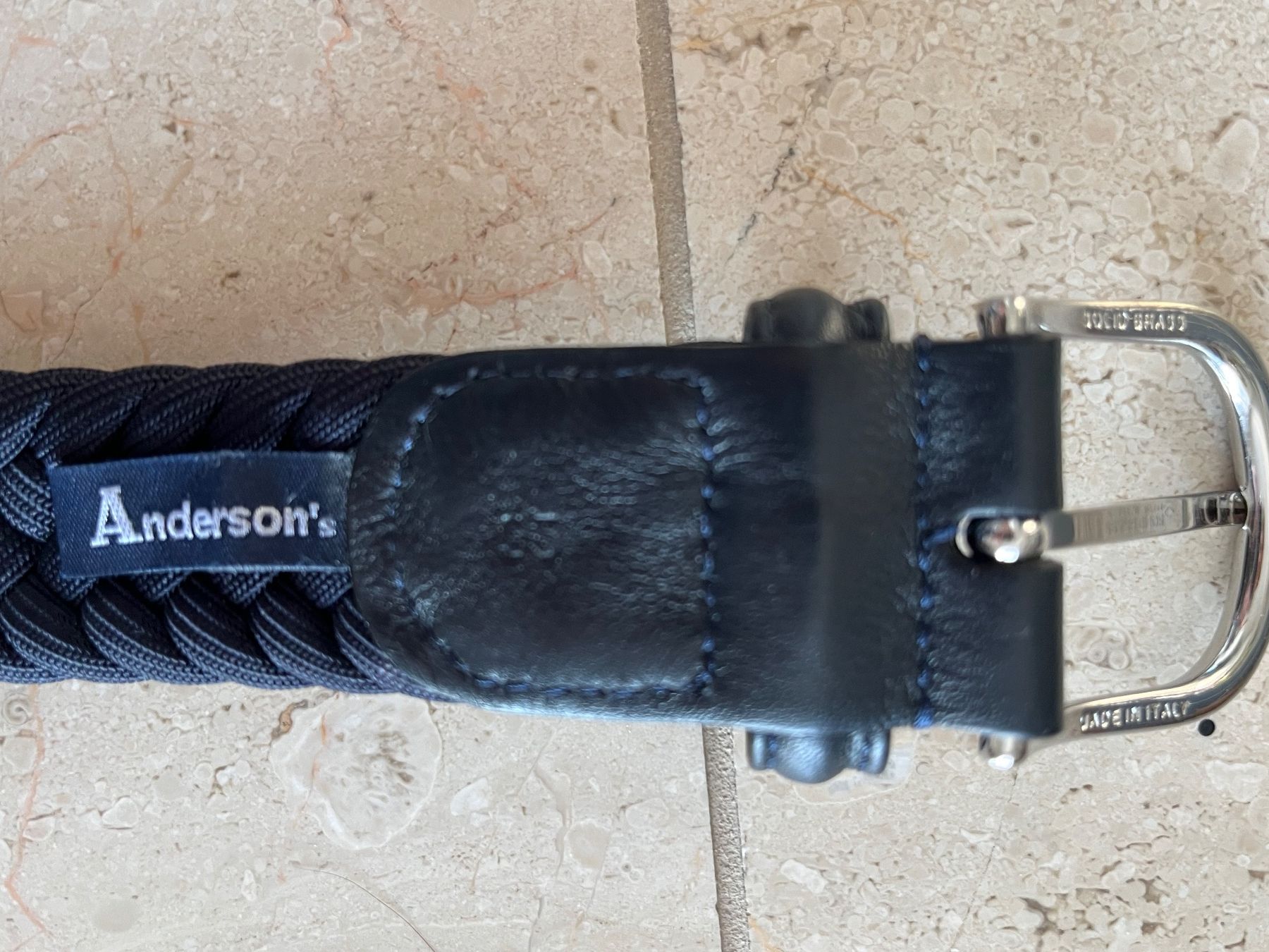 Cinture: ANDERSONS BELT WOVEN BLUE/BLACK – Usato da Wangen b. Olten venduto da ricochet56 4