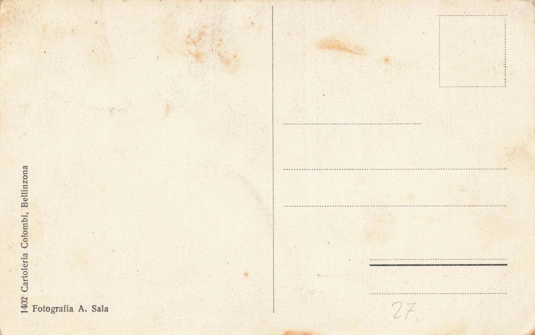 Cartoline postali: Camperio blenio – Usato da Biasca venduto da Blenio71 1
