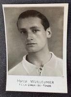 FUSSBALL F.C. LA CHAUX-DE-FONDS MARCEL WULLEUIER 1934