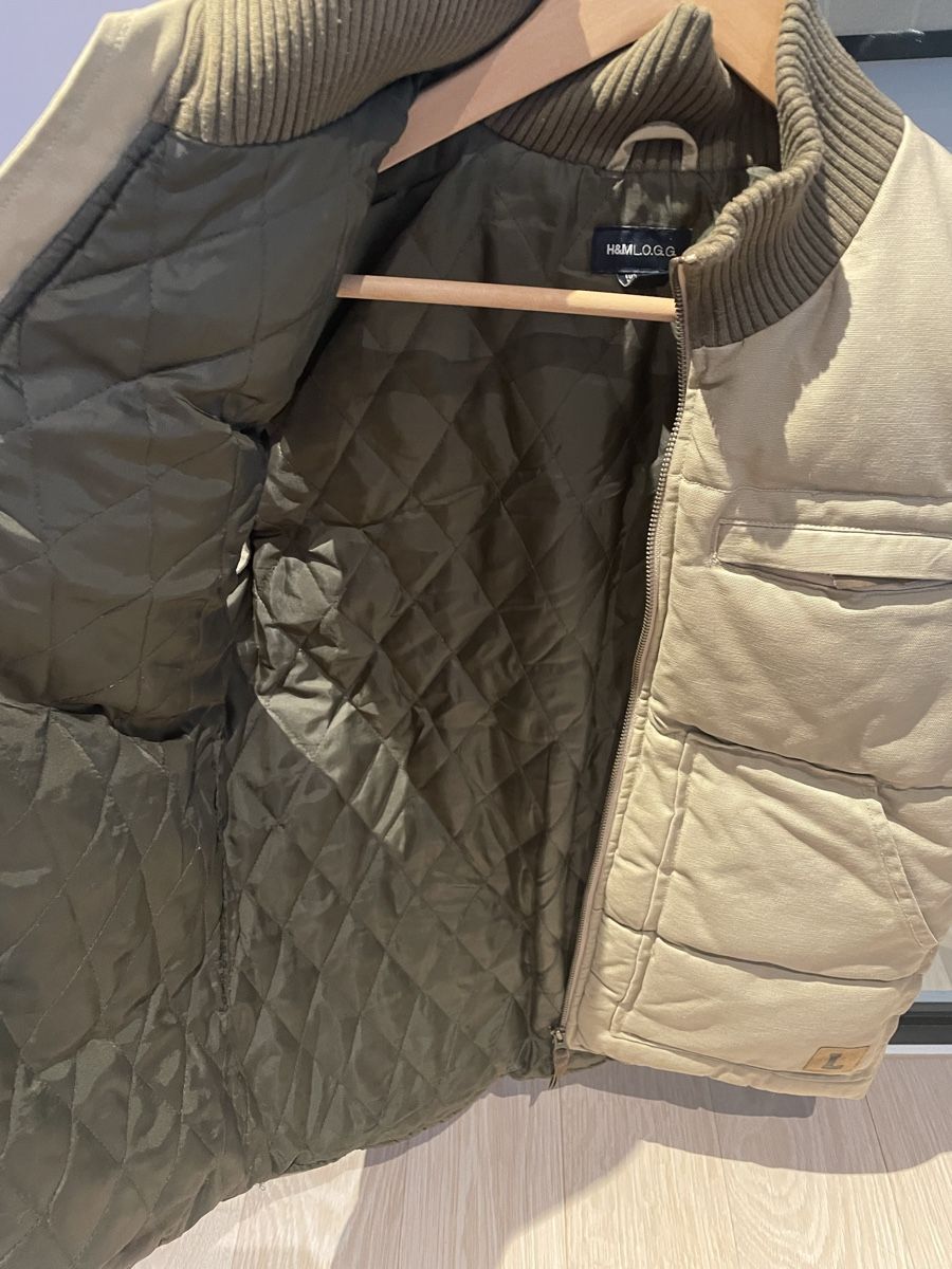 H&M Gilet & Giacche: H&M L.O.G.G. Winter Vest Beige – Usato da Oberwil BL venduto da Stellochkas 1