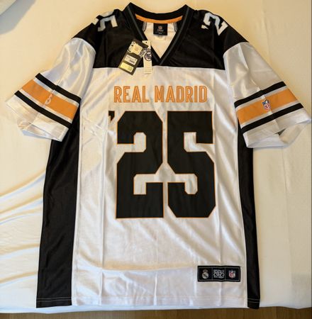 Spezial Real Madrid NFL Jersey Original Grösse L - Neu