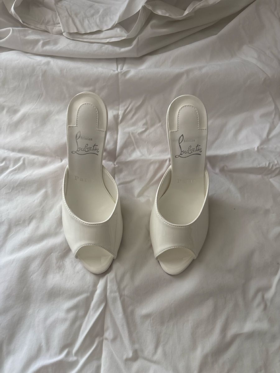 Christian Louboutin Damenschuhe: White Loubutin Heels – Neu (gemäss Beschreibung) aus Neuenhof von Stockz