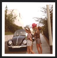 3 Fotografien Auto Volkswagen VW Käfer 