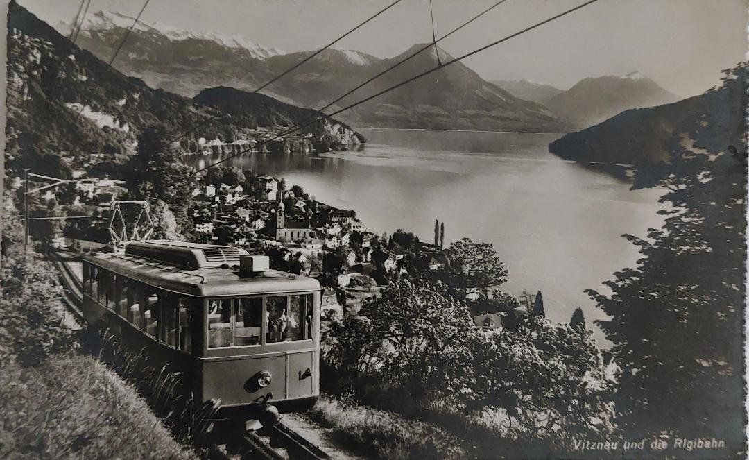 Cartes postales: Rigibahn &  VITZNAU  - 1951 – D'occasion à Delémont par Domdom1