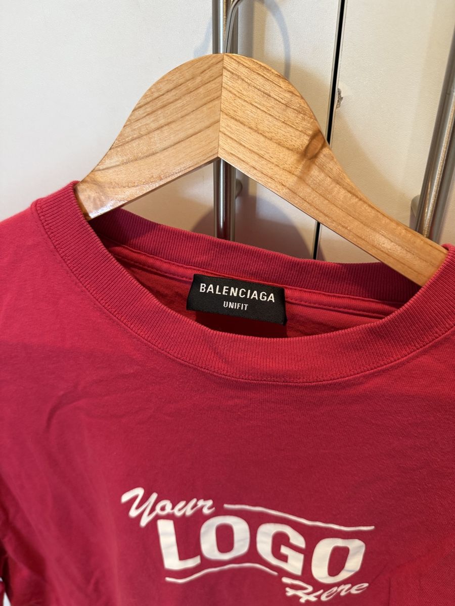 Balenciaga T-shirts: Balenciaga Your Logo Tee Shirt – D'occasion à Genève par SG_73 1