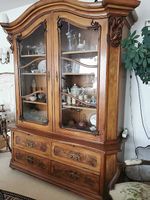 Antik Glasvitrine 1780, Buffetschrank Vintage Barock 14000.-