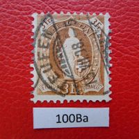 1908, Stehende: 100Ba mit Vollstempel TEUFEN, Kat: 140.-