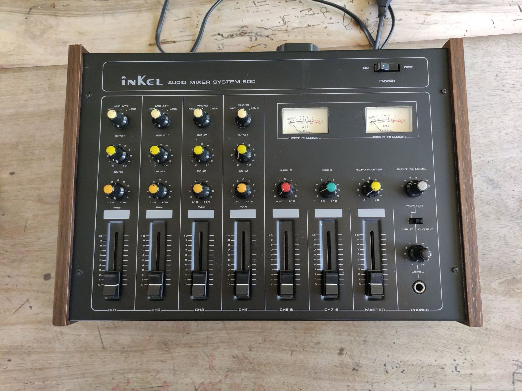 Console di mixaggio: Mischpult Inkel System 800 mit BBD Echo – Usato da Wetzikon ZH venduto da schirkahn