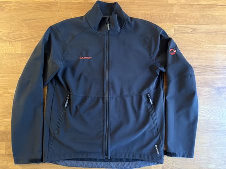 Mammut Softshell Jacke Herren, Gr. XL, Schwarz