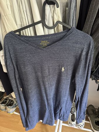 Langarmshirt Polo Ralph Lauren blau Grösse S Zustand gut