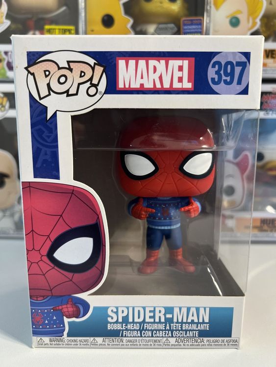 Funko POP Marvel Holiday Spider Man Ugly Sweater Acheter sur Ricardo