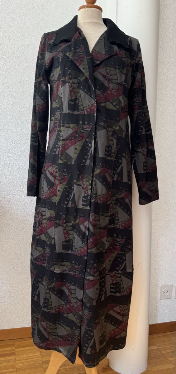 Luukaa Cappotti: Manteau robe long LUUKAA, imprimé, taille 2 – Nuovo e nell'imballaggio originale da Morges venduto da sandy069