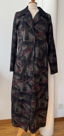 Manteau robe long LUUKAA, imprimé, taille 2