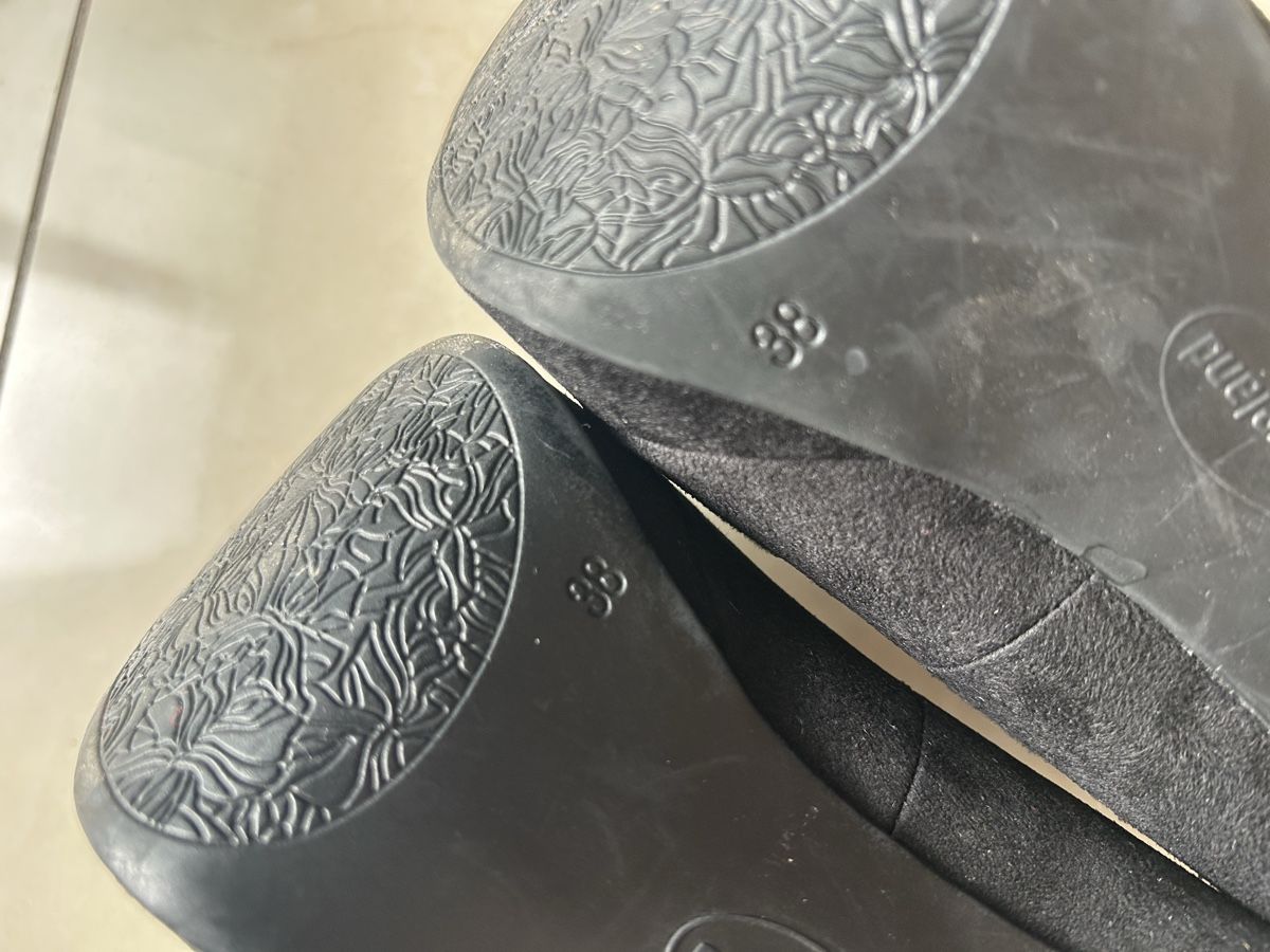 Graceland Scarpe da donna: Schwarze High Heels, Größe 38, Graceland, Gestreift – Usato da Uster venduto da xBeccax 5