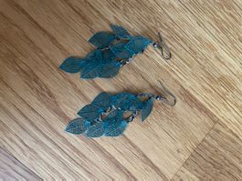 Modeschmuck Ohrringe blau