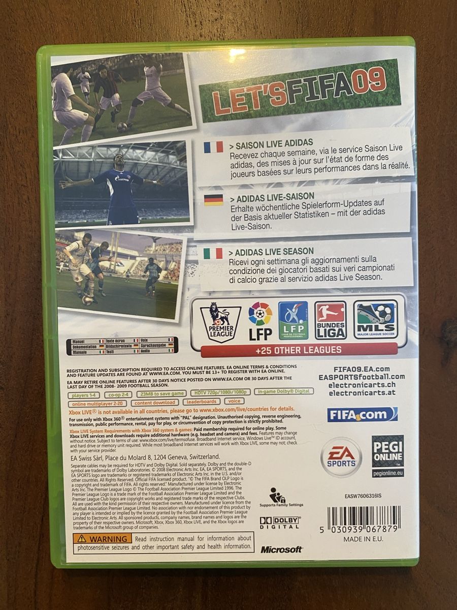 Giochi: FIFA 09 für Xbox 360 – Usato da Thunstetten venduto da Virus_33 2