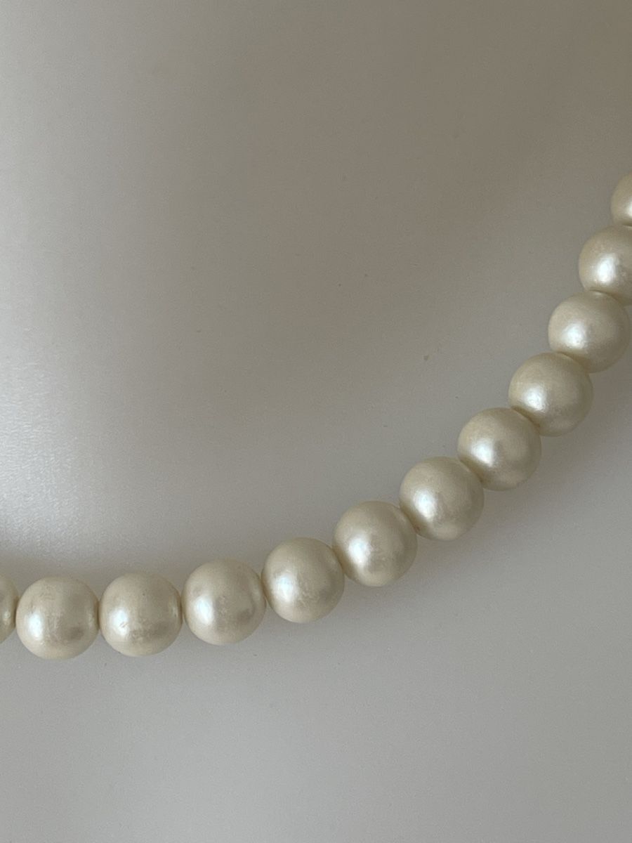 Catenine: Collier perles vintage longueur 39 cm fermoir – Usato da Kloten venduto da Vermicelles 1