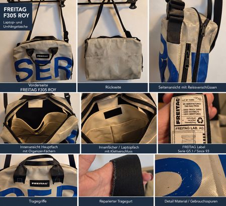 FREITAG F305 ROY | Laptop- & Umhängetasche | Unikat