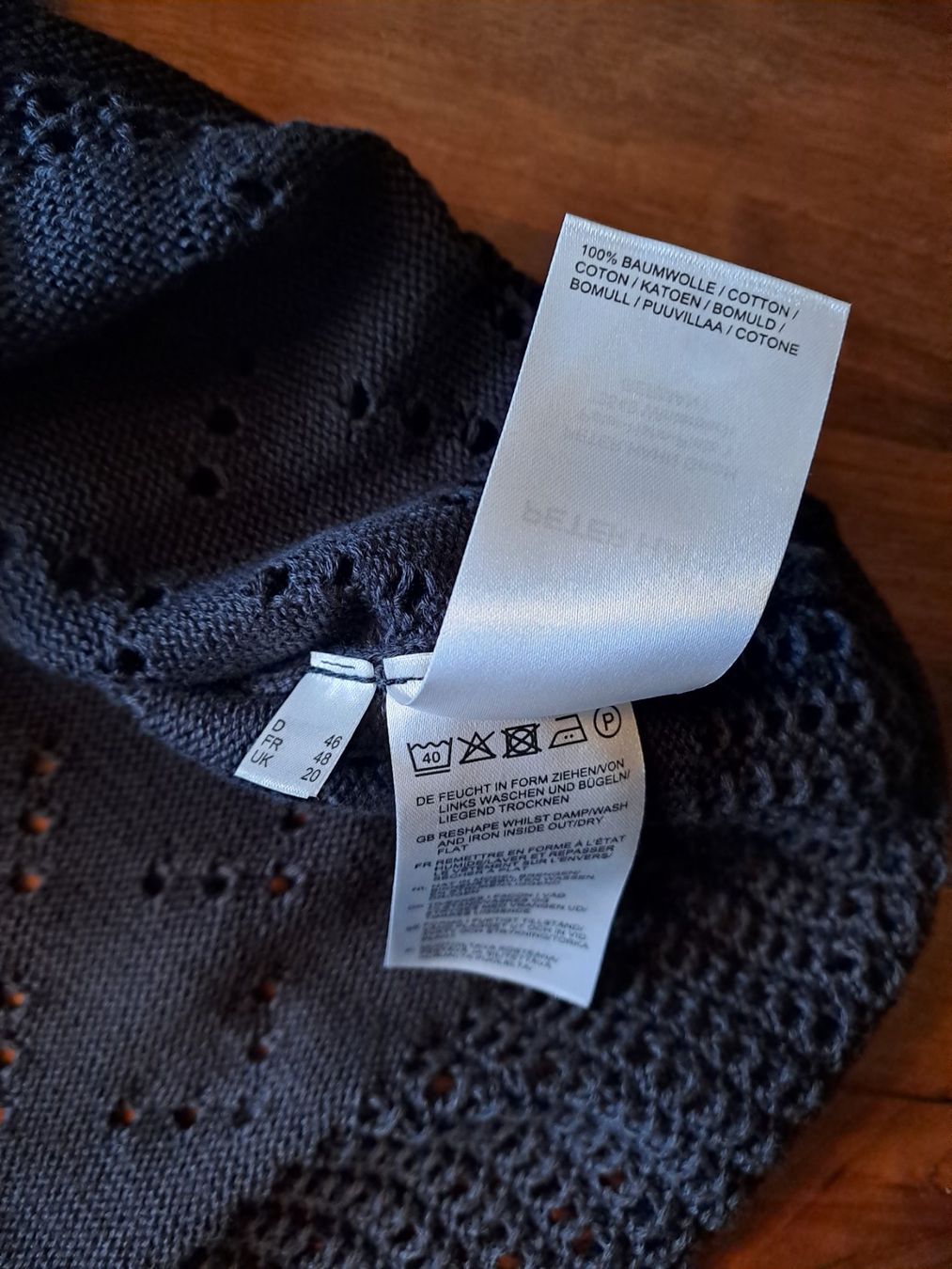Peter Hahn T-shirt: Peter Hahn Baumwoll Kurzarm Shirt Gr.46 – Usato da Emdthal venduto da kasira 2