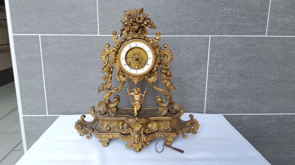Balancier Spiral Vintage ODO Pour Réveil Ou Pendulette - Pièce Horlogère Suisse En Acier, Occasion Avec Traces D'âge