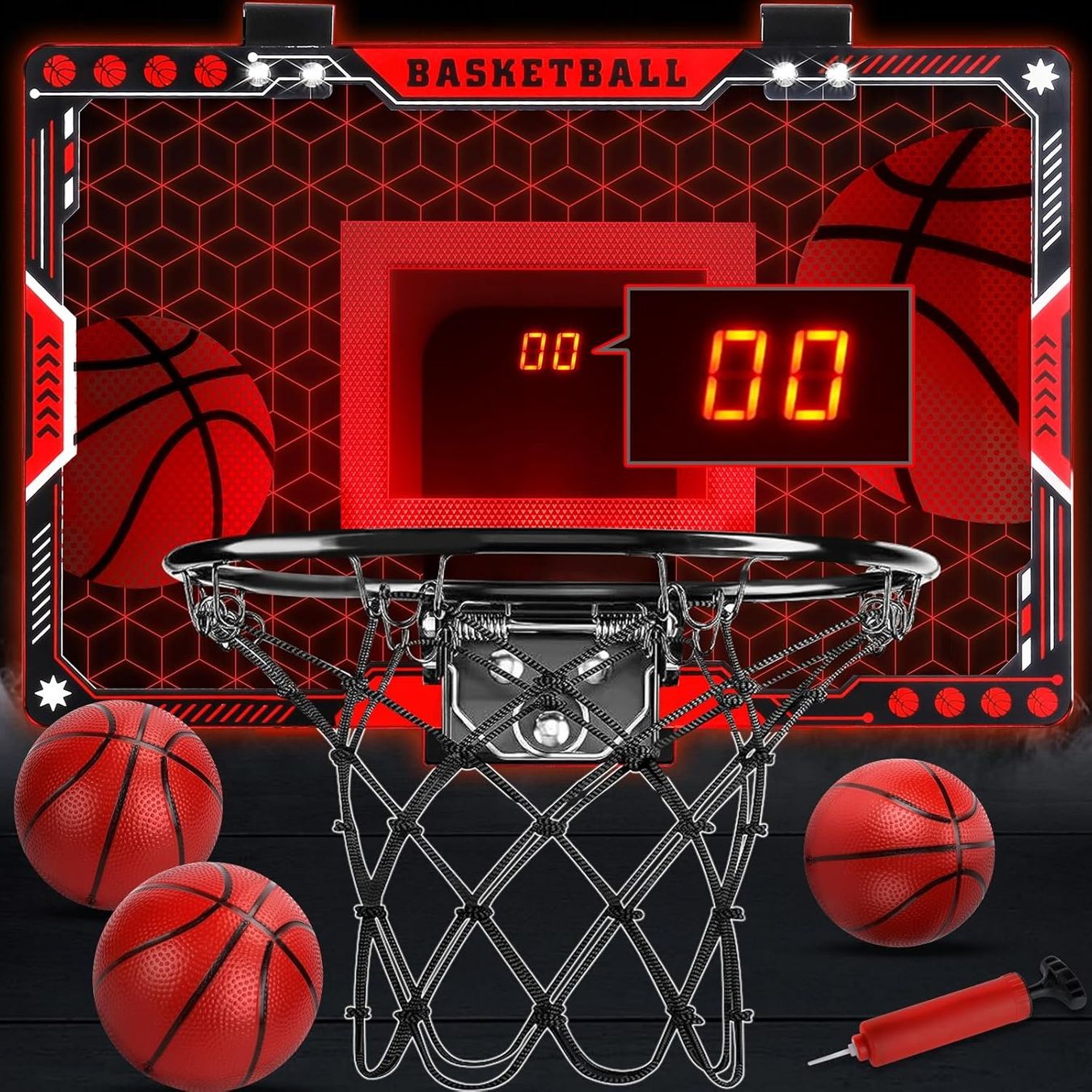 Paniers de basket: Mini Basketballkorb LED – Neuf avec emballage d'origine à Hundwil par Equiply
