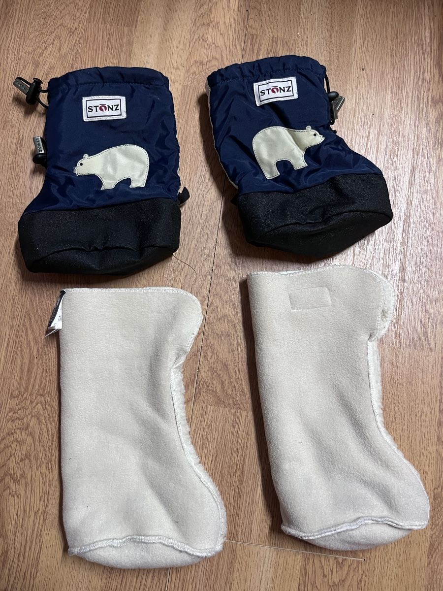 Stonz Scarpe per ragazzi: Stonz Booties mit Innenfutter dunkelblau Grösse M – Usato da Wald ZH venduto da DANOES 2