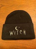 Schwarze Witch Mütze, neu und ungetragen