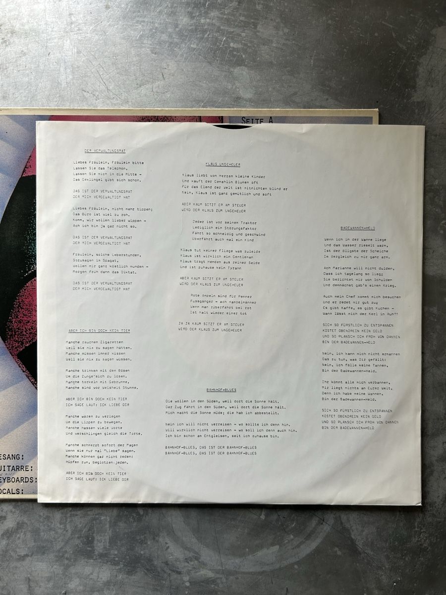 Dischi in vinile: Übermuth - Marcel Muth - LP - Synth Pop, Disco [1982] – Usato da Winterthur venduto da lenolson 2