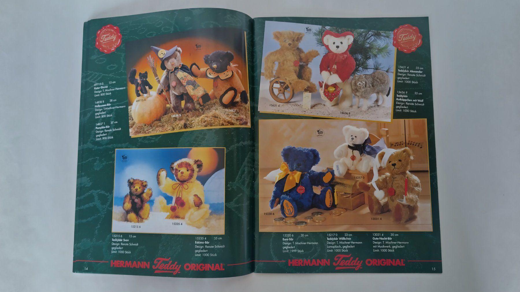 Libri: Hermann Teddy Katalog 2000 mit 36 Seiten ab Fr. 4.- – Usato da Bellach venduto da JingleJerry 3