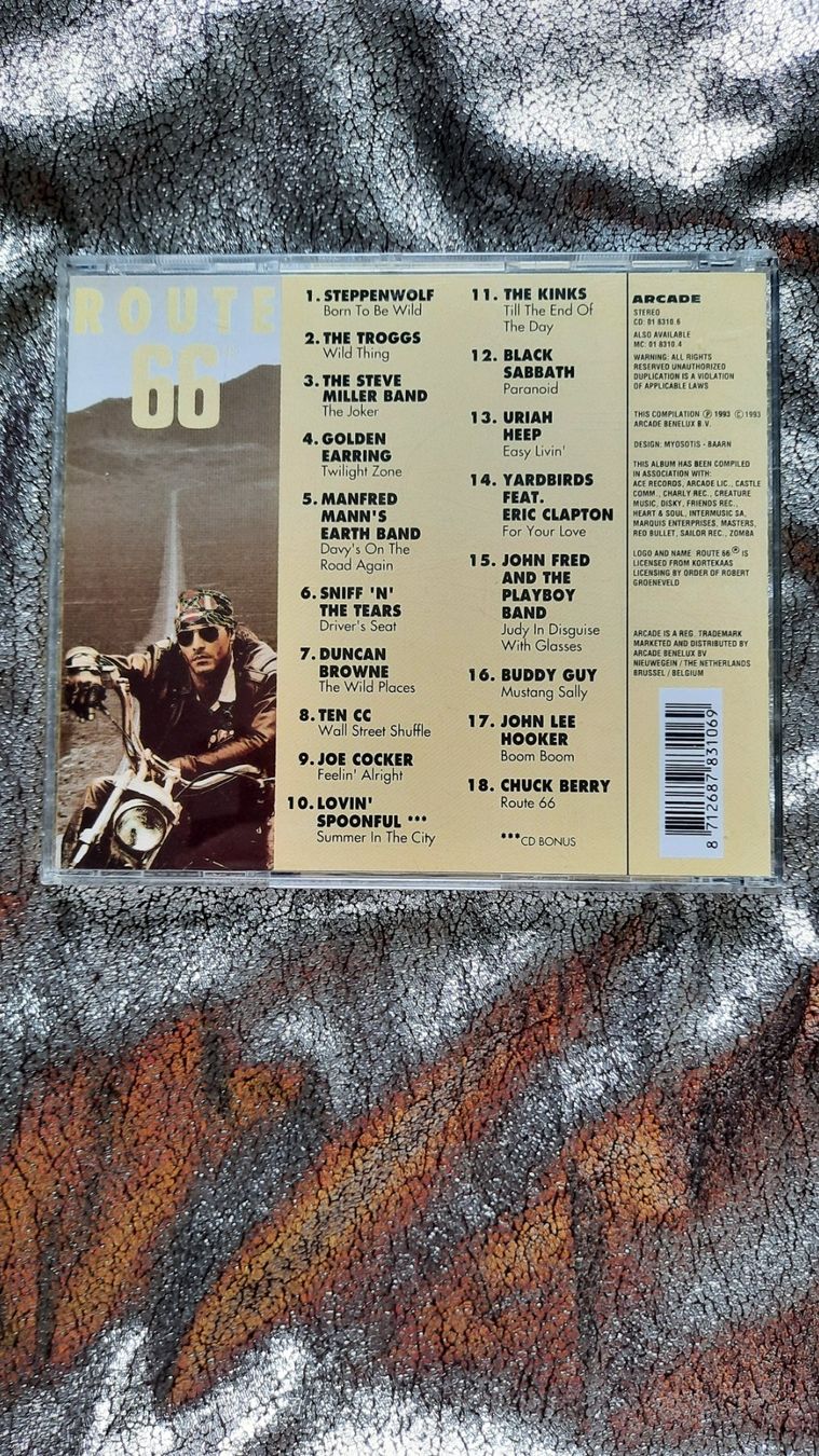 CD: ROUTE 66 (Rock compilation) – Usato da Lausanne venduto da BrigitteAnne 1