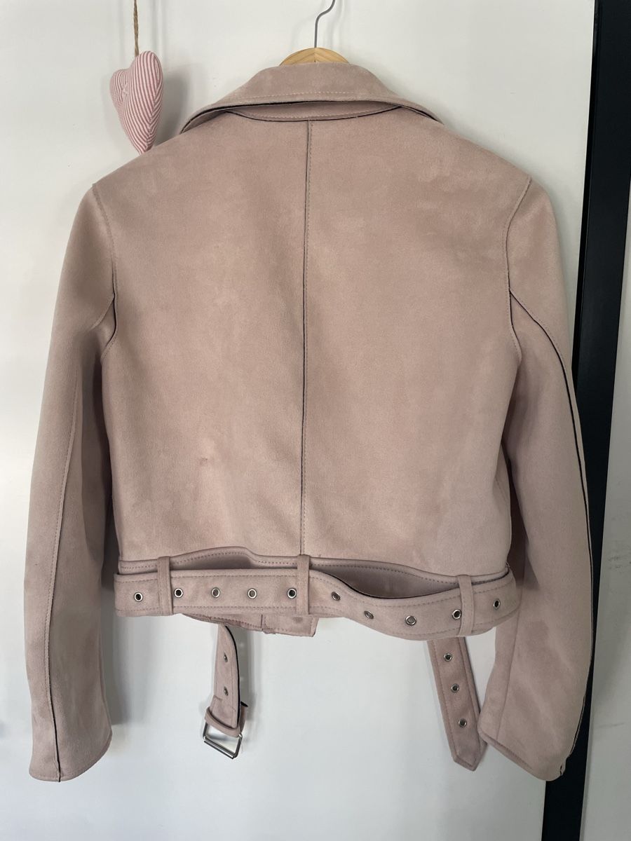 Zara Giacche: Giacca Zara Basic rosa, giubbotto similpelle/scamosciato – Usato da Bellinzona venduto da fin_x7rq 4